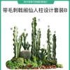 Cenário Interno Vitrine Decorações Plantas Grandes Cacto Nórdico Plantas Verdes Falsas Simulação de Cacto Cacto