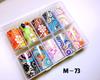 Papel de transferencia para decoración de uñas, papel de estrella, adhesivo japonés, nuevo patrón de flores, joyería popular para uñas en Internet.