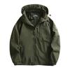 Exportación Transfronteriza 2025 Nueva Chaqueta de Primavera y Otoño Talla Grande para Hombre Cortavientos e Impermeable Chaqueta Exterior Chaqueta para Hombre