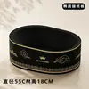 Rascador para gatos de cartón negro, duradero y sin desprendimiento, nido rascador para gatos integrado, cuenco rascador para garras de papel corrugado engrosado