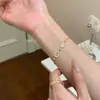 Pulsera Estilo Tendencia Nacional Doble Calabaza para Mujer, Simple y Única, Incrustada de Diamantes, Pulsera Estilo Ins, Accesorio Estilo Étnico, No se Desvanece