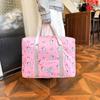 Bolsa de Viaje Bonita de Color para Embarque, Ligera de Gran Capacidad para Almacenamiento de Ropa de Estudiante, Bolsa Portátil de Almacenamiento para Equipaje de Maternidad