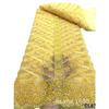 Vestido de Tecido de Renda Bordado com Patch de Lantejoulas e Contas de Largura Total Retro Francês Vestido Malha Bordada Atacado