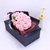 Directo de fábrica regalos para el Día de la Madre suministro de Amazon 18 rosas de jabón simuladas ramo caja de regalo flores de jabón