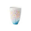 Taza de Aroma Cerámica Loto de Barro de Jade Moji Set de Té Kung Fu Taza de Té Pintada a Mano para el Hogar Taza de Té Individual Taza de Té