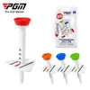 Pgm Tee de Golf Ajustable con Límite Ayuda para Apuntar 77mm Driver Tee Largo 4 Piezas/Caja