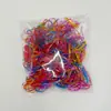 Elásticos Coloridos Descartáveis para Cabelo Infantis Transfronteiriços, Prendedores de Cabelo Embalados em Bolsa de TPU Que Não Danificam o Cabelo, Acessórios de Cabelo