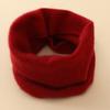 Manga tejida de cachemira suave y cerosa Otoño e Invierno Unisex Simple Combinable Cálido Protección para el cuello Bufanda de cachemira de color sólido