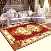 Atacado de fábrica marca de moda personalizada tapete para sala de estar quarto closet tapete para mesa de centro tapete de cabeceira lavável padrão personalizado