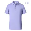 40 5A algodão antibacteriano de alta qualidade gola lapela manga curta roupas de trabalho T-shirt roupas de trabalho da empresa Polo de negócios impressão bordada personalizada