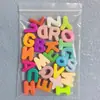 Acessórios de Miçangas de Letras Acrílicas Atacado Acessórios para Miçangas DIY Corrente de Celular Chaveiro Material Joias