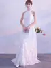 Vestido blanco largo para mujer, de lujo ligero y elegante, con cintura plisada, abertura y tirantes, corte ajustado y que favorece la figura