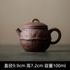 Juego de Té Estilo Japonés Wabi-Sabi con Cerámica Rústica, Colección de Laca Roja, Tetera, Gaiwan, Taza de Té, Soporte para Olla Venta de Liquidación