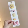 Pinzas para el pelo de niños para bebés y lactantes, pinzas para el pelo totalmente cubiertas de tela, lindas pinzas BB que no dañan el pelo, adecuadas para niñas con pelo fino y pelo de bebé