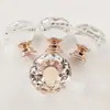 Venta al por mayor de fábrica 30 mm color diamante cristal manija para puerta de armario cajón manija hardware de gabinete mueble