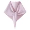 Cachecol pequeno de cashmere para outono e inverno para mulheres, cachecol triangular, amigo da pele, protege o pescoço, aquecedor de pescoço de tricô quente, gola falsa versátil