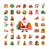 50 Adesivos Cartoon de Natal Culturais e Criativos, Ferramentas de Transporte, Papelaria para Caderno, Decoração de Manual DIY, PVC Atacado Transfronteiriço