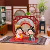 Souvenirs de Tendencia Nacional: Adornos de Escena Acrílicos de Dama de la Dinastía Tang, Nuevos Adornos Pequeños de Mesa Estilo Chino para Sala de Estar, Souvenirs Culturales y Creativos