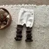 Ropa para Niños Weimu Pantalones para Niñas Ropa de Invierno Forrados de Felpa Engrosados Súper Lindos Leggings para Niños para Usar por Fuera Pantalones Largos para Bebé de un Año