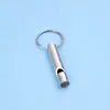 Silbato de aleación de aluminio para exteriores transfronterizo, silbato de supervivencia para exteriores, silbato de rescate en incendios, silbato de entrenamiento para árbitros, venta al por mayor del fabricante