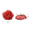 Flores de Peonía Estilo Tang Simuladas, Hanfu Estilo Antiguo, Accesorios para el Cabello de Peonía Estilo Chino, Caja de Flores, Caja de Regalo con Flores, Sombrero de Erudito