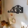 Portarrollos de Papel Higiénico y Toallas Retro de Hierro Fundido Europeo y Americano Decoración de Pared Estante de Toallas para Pared del Hogar Toalla de Baño Hierro Colgante de Pared Multifuncional