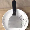Fábrica directa de herramientas para panqueques utensilios de cocina mango de madera pala para freír pala de acero inoxidable mercancía de puesto