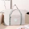 Bolsa de Viagem Bolsa de Mão Estilo Coreano Dobrável para Curta Distância com Rodinhas Bolsa para Maternidade Grande Capacidade Bolsa de Bagagem Portátil Bolsa Fitness para Homens e Mulheres