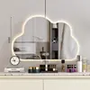 Tocador espejo de nube espejo de maquillaje grande espejo de pared espejo de baño para apartamento pequeño sala de maquillaje espejo inteligente con luz hogar