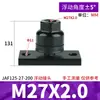 Conexión oscilante del cilindro FD Brida universal JAF junta flotante M4M5M6M8M10M12M16 1.25 1.5F