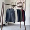Serie alternativa Niaoping - cálida y amigable con la piel + alta elasticidad sin restricciones, camiseta de manga larga con cuello redondo para deportes al aire libre para hombre en otoño e invierno
