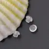 Brincos Transparentes de Resina Tendência Coreana e Japonesa Acessórios para Brincos DIY Brincos com Copo Furado Brincos Pequenos Hipoalergênicos