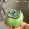 Lata de té de caqui Lata Ruyi de caqui para dulces de boda Lata de dulces para regalo de boda Caja pequeña de cerámica para dulces de boda Oferta especial
