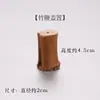 Soporte para Tapa de Palo de Rosa Rojo y Bambú, Soporte Tejido a Mano de Raíz de Bambú y Ratán para Tapa de Tetera de Arcilla Púrpura, Accesorios para Juego de Té Kung Fu, Ceremonia del Té Japonesa