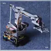Brazo robótico de cuatro ejes metálico, compatible con Arduino, para robots DIY con cuatro grados de libertad