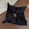 Anillo para el cabello de intestino grueso azul denim de alta calidad para mujer Mori, cuadrado cuadrado cuadrado cuadrado cuerda para el cabello cuerda para el cabello cuerda para el cabello accesorios para el cabello tocado