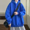 Azul Marinho 250g Wei Yi Masculina Tendência ins Marca Tendência Jaqueta com Capuz Rígido Hip Hop Americano oversized