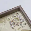 Set Mixto de 100 Decoraciones para Uñas Estilo Palacio, Gemas Vintage, Circonita Flor de Hielo, Circonita Galvanizada en Oro Real, Brillantes Rhinestones para Uñas