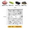 Bolsas de Conservación de Papel de Aluminio, Bolsas Selladas, Bolsas Espesadas con Cierre Deslizante de Grado Alimenticio para Conservación de Alimentos y Congelación en el Refrigerador del Hogar, Bolsas de Almacenamiento Especiales