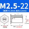 Acero al Carbono Galvanizado Espárrago de Agujero Ciego Tuerca Hexagonal Columna Chasis Lámina Metálica Placa de Presión Tuerca Columna Bso-M2M2.5M5M6M8