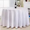 Toalha de mesa redonda para hotel atacado simples jacquard de alta qualidade toalha de mesa banquete de casamento toalha de mesa de restaurante ocidental toalha de mesa redonda