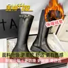Botas de montaria versáteis, de salto médio, com sola macia, botas longas femininas, nova coleção outono/inverno 2026, botas femininas acima do joelho