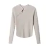 Novo Estilo Chinês 2024 Suéter Feminino Outono Novo Vermelho Slim-Fit Elegante Manga Longa Botão de Pressão Malha Base