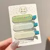 Lindo Pinza para el Pelo Lateral de la Frente Pequeña Estilo Chanel Estampado de Leopardo Pinza de Pelo de Felpa Pinza para Flequillo Oso Pequeño Retro Pinza BB Accesorios para el Cabello