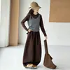 Conjunto de Otoño para Niñas 2026 Nuevo Estilo para Niñas Mayores, Popular Conjunto de Dos Piezas Este Año, Ropa de Dos Piezas Falsa para Niñas