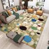 Estilo Nórdico Sofá Sencillo Mesa de Café Felpudo de Piso Alfombra de Sala de Estar de Área Grande Absorbente de Agua Alfombra para Mesita de Noche de Dormitorio en Casa Terciopelo de Cristal