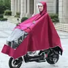 Impermeable para Vehículo Eléctrico Engrosado y Ampliado para Cubrir los Pies para Personas Solas y Dobles Poncho Largo Impermeable Especial para Motocicleta Eléctrica Venta al por Mayor