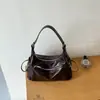 Bolso de Hombro Transfronterizo Estilo Coreano Diseño de Nicho Bolso de Axila Nuevo 2026 Bolso de Mujer Moderno Simple Doble Bolsillo Gran Capacidad