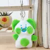 Lindo Bufanda Azul Marino Pato Peluche Colgante Llavero Decoración para Bolso de Pareja Muñeca Juguete Pequeño Juguete de Peluche