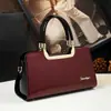 Bolsas Femininas 2026 Nova Moda Bolsa de Mão Simples Bolsa de Ombro Transversal Bolsa de Couro Envernizado para Mulheres de Meia-Idade Bolsa para Sogra